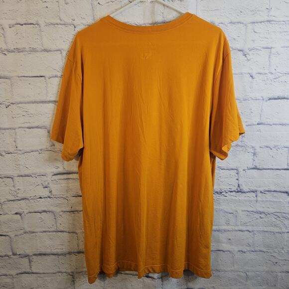 Nike The Nike Tee Dri-Fit Legend Orange V-Neck Mens XXL BV8250-833 - Picture 3 of 5